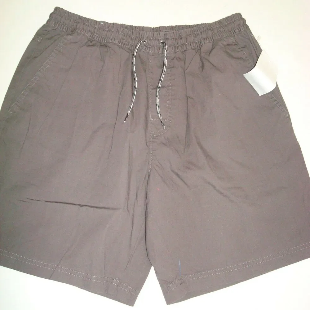 New Mens Shorts M Columbia Brown Gray Short NWT Casual Water UPF Drawstring